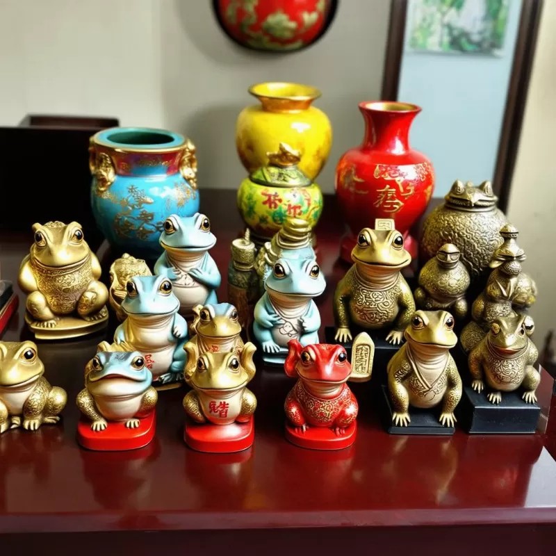 Vật phẩm phong thủy bàn thờ Thần Tài tuổi Mùi